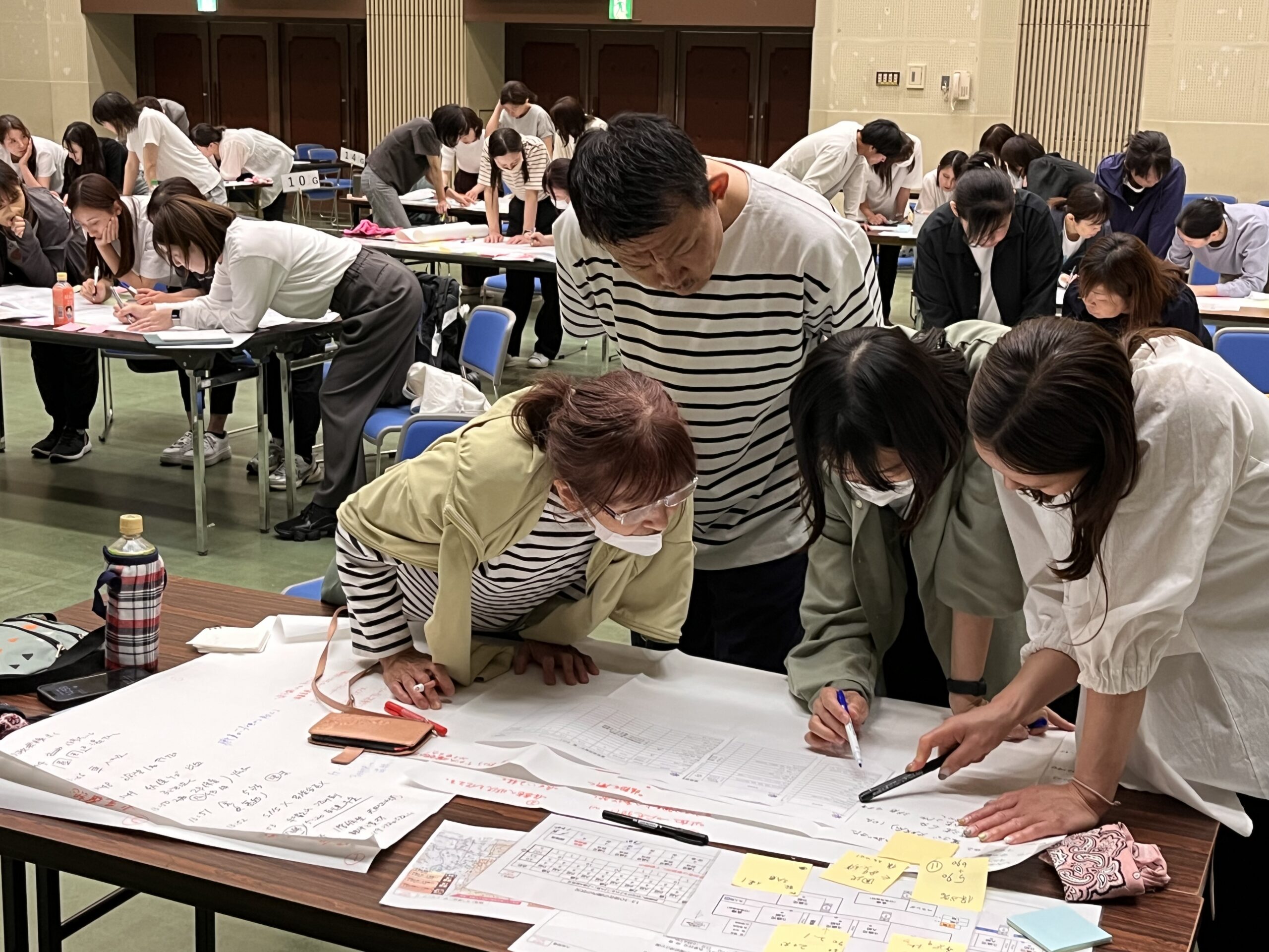 商業・サービス系BCP模擬訓練の様子